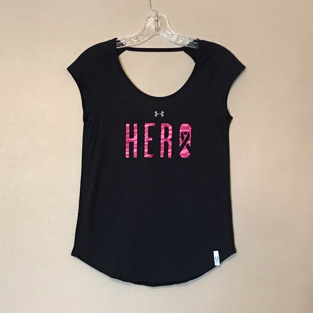 🖤UNDER ARMOUR💖 Breast cancer awareness tee❕